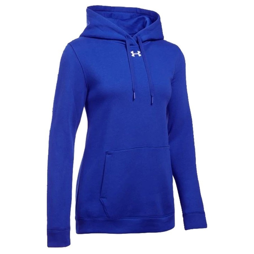 Under Armour® (Women's SMALL) Hustle™ Fleece Hoody in Royal/White